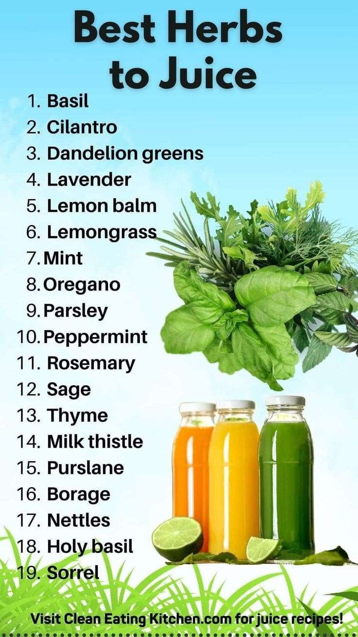 The Best Herbs And Spices To Add To Juices | Juicynourish